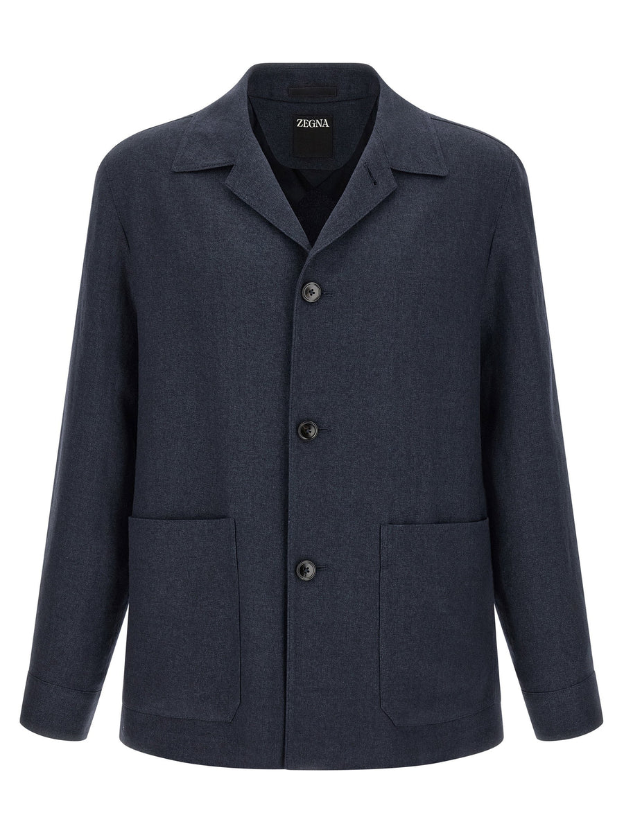 Zegna Alpe Jacket — Navy