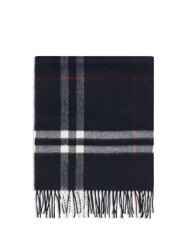 Burberry 100% Kashmir/Capra Hircus scarf in navy