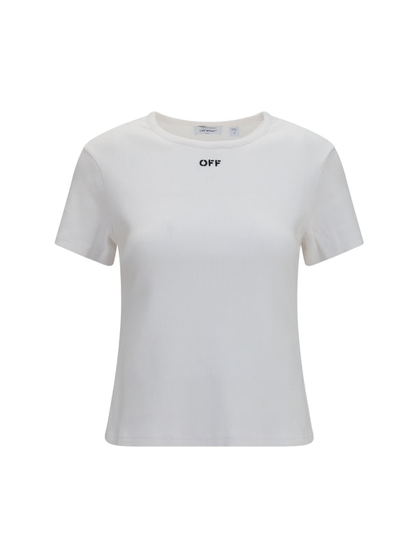 Off-White 97% Cotton; 3% Elastane t-shirt in white