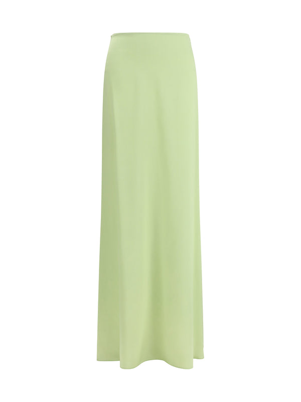 Kristina Ti 93% silk skirt in green