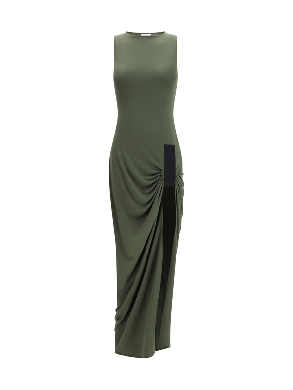 Coperni 100% Polyester dress in green