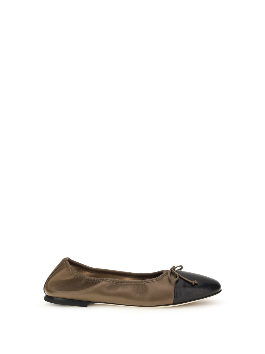 Dear Frances 100% calf leather (Bos Taurus) ballet flat in beige