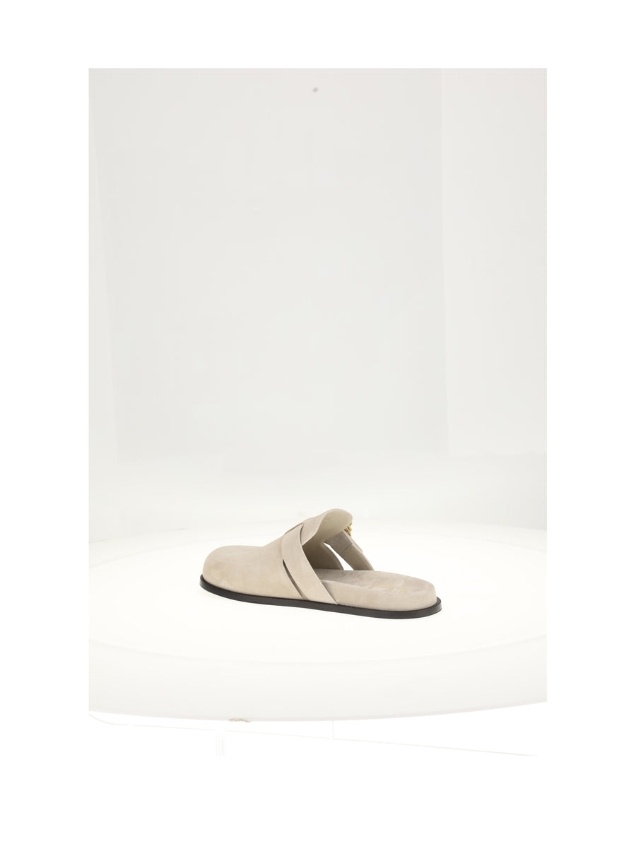 Flat Lace-Up Shoes Trench Beige