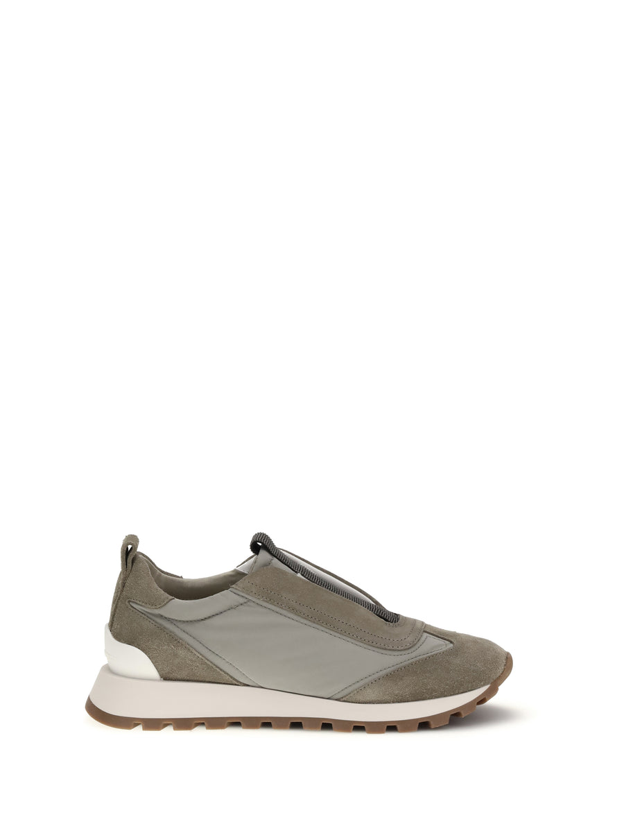 Sneakers New Khaki Upper: Polyester Trainers