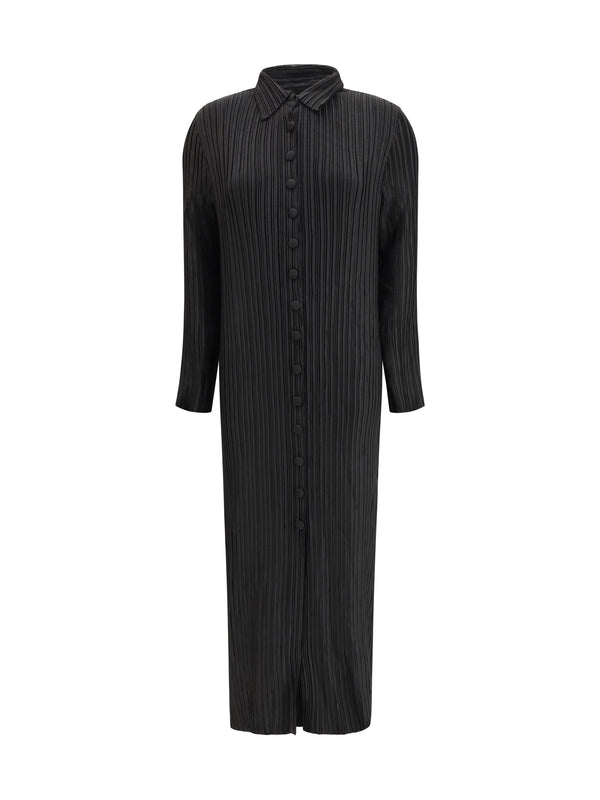 Gongdid Design 100% Polyester dress in black