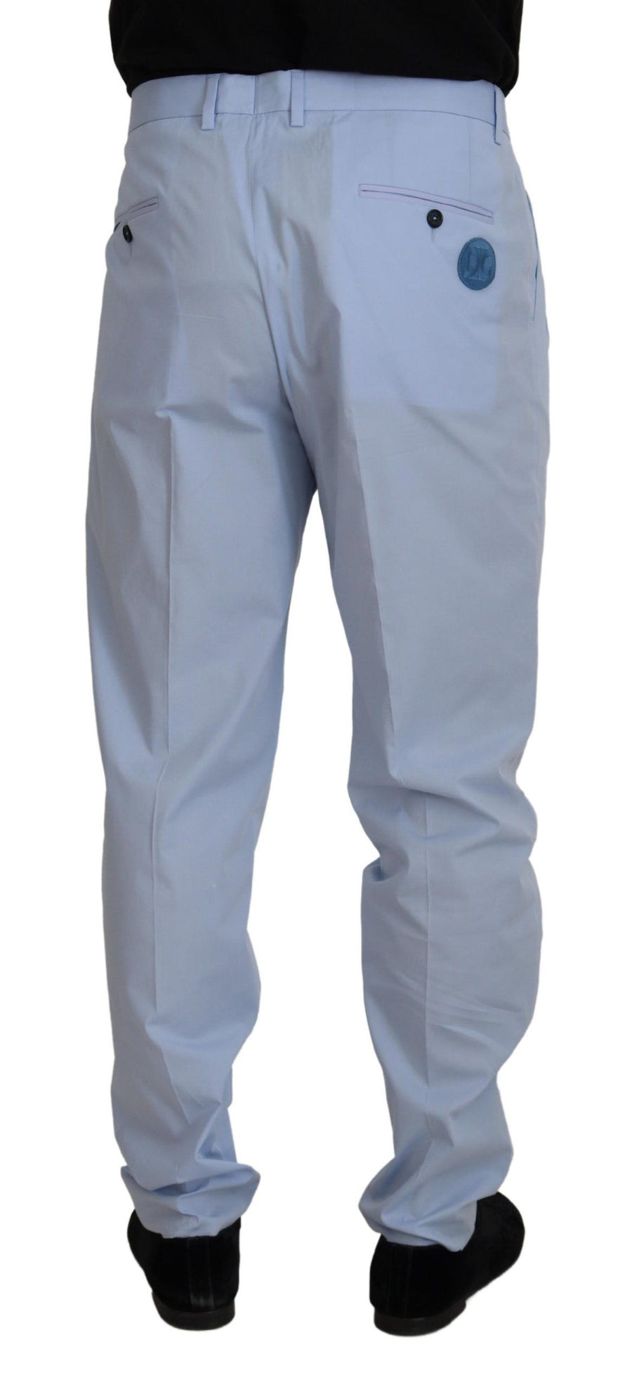 Dolce & Gabbana 97% Cotton trousers in blue
