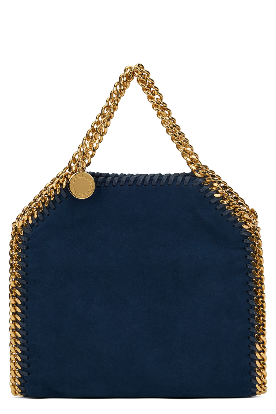 Handbag Mini Falabella Navy Polyester Handbags