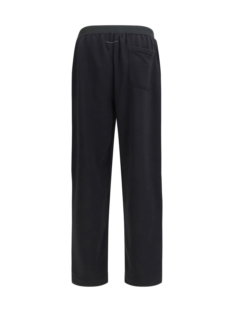 Cotton Sweatpants Black Trousers