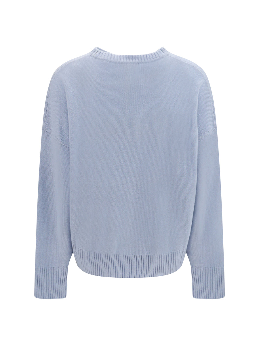 Cashmere Sweater Anton Lds Light Blue (capra Hircus)