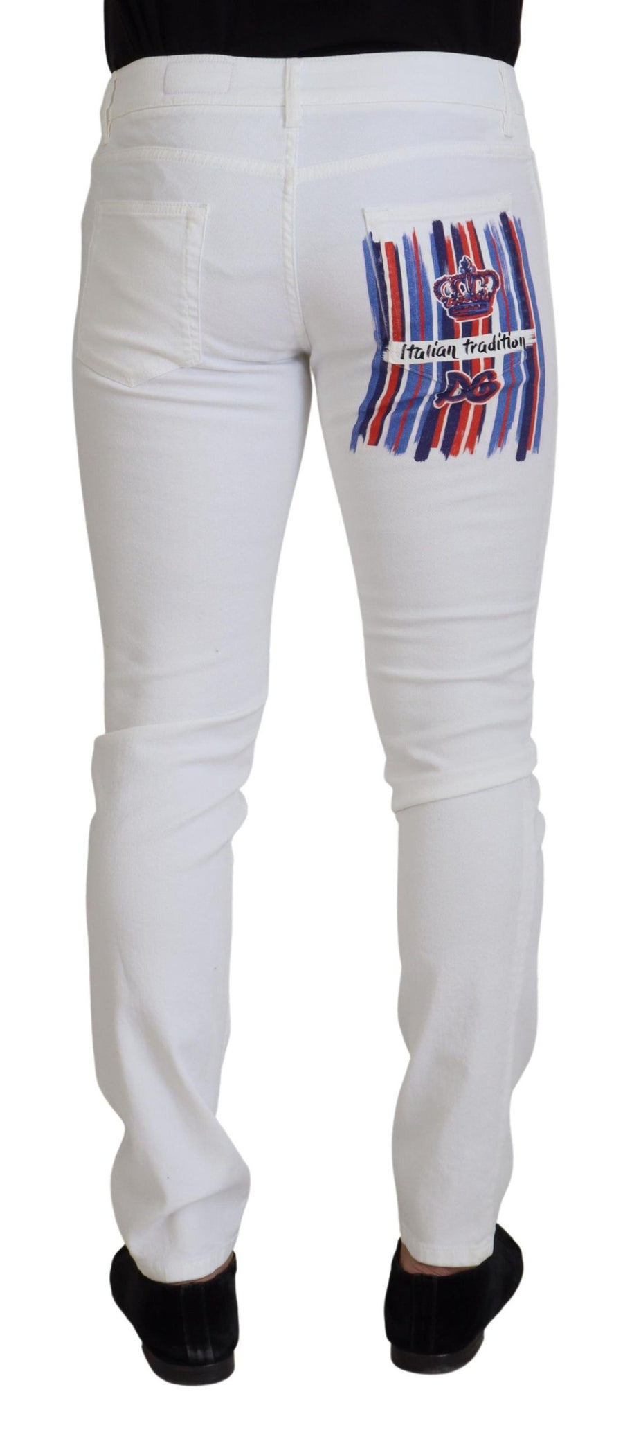 Dolce & Gabbana 98% Cotton jeans in white