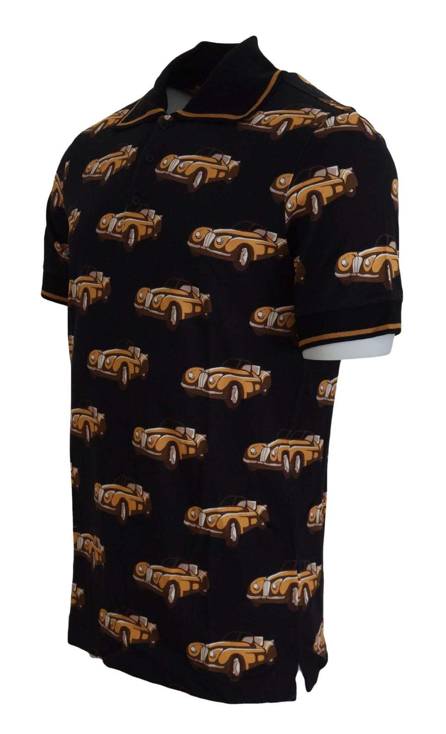 Dolce & Gabbana 100% Cotton polo in black