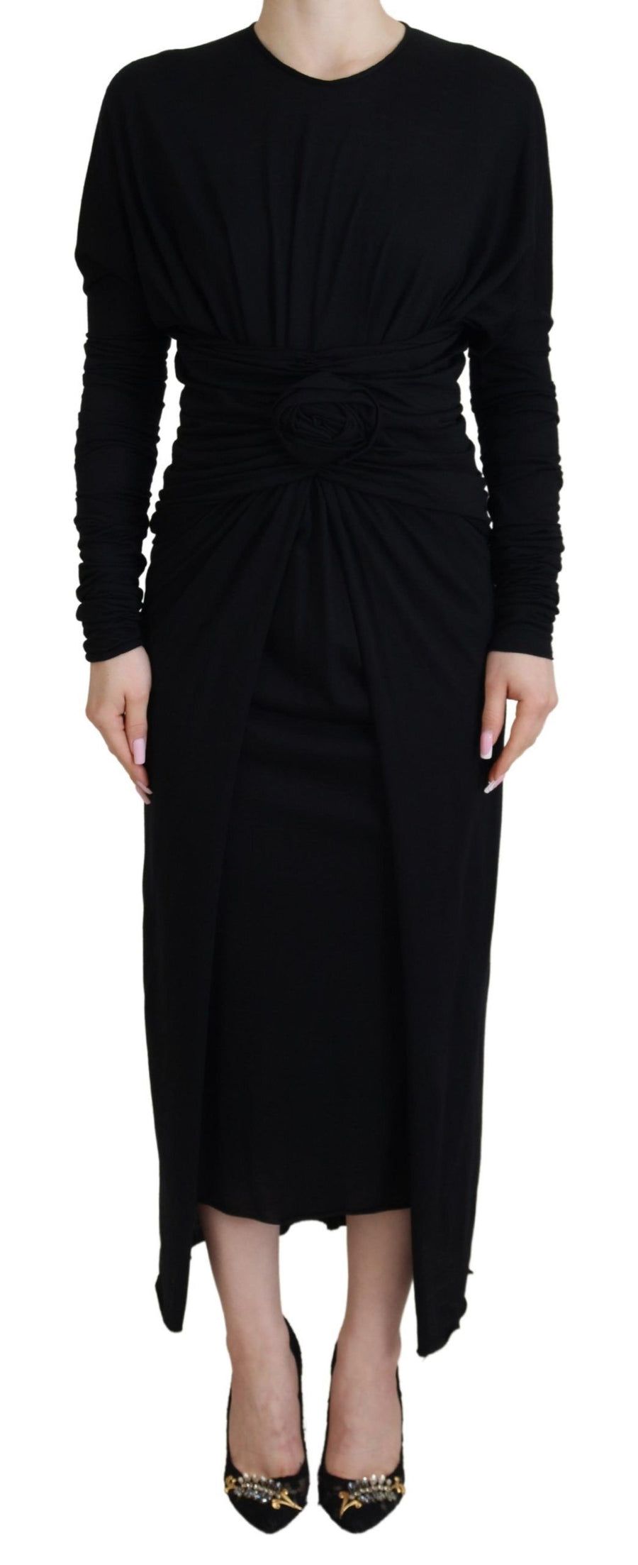 Dolce & Gabbana 100% Wool dress in black