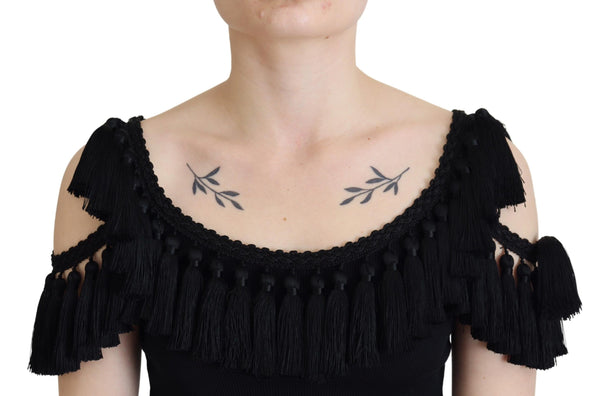 Dolce & Gabbana 100% Cotton tank top in black