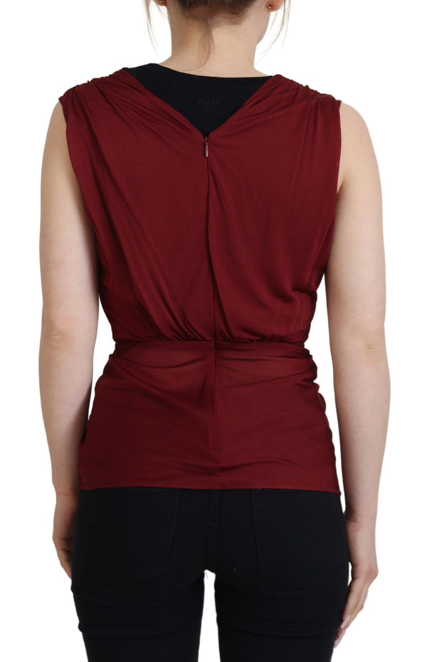 Dolce & Gabbana 25% Silk blouse in red