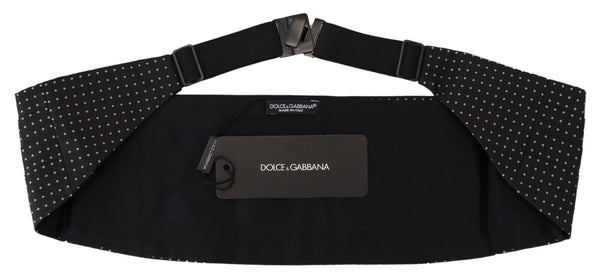 Dolce & Gabbana 100% Silk belt in black