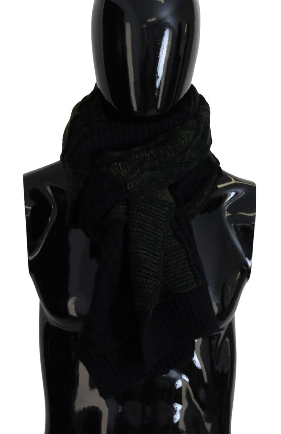 Dolce & Gabbana 100% Wool scarf in black