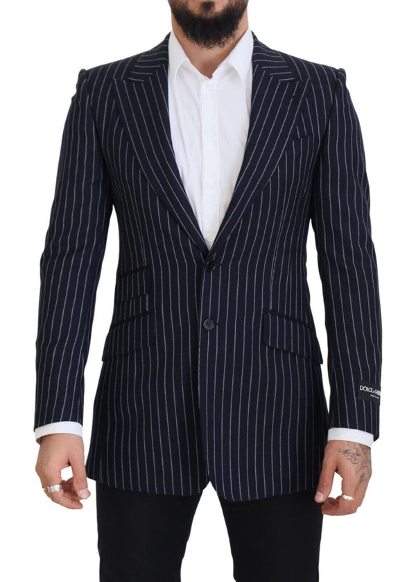 Dolce & Gabbana 96% Virgin Wool blazer in navy