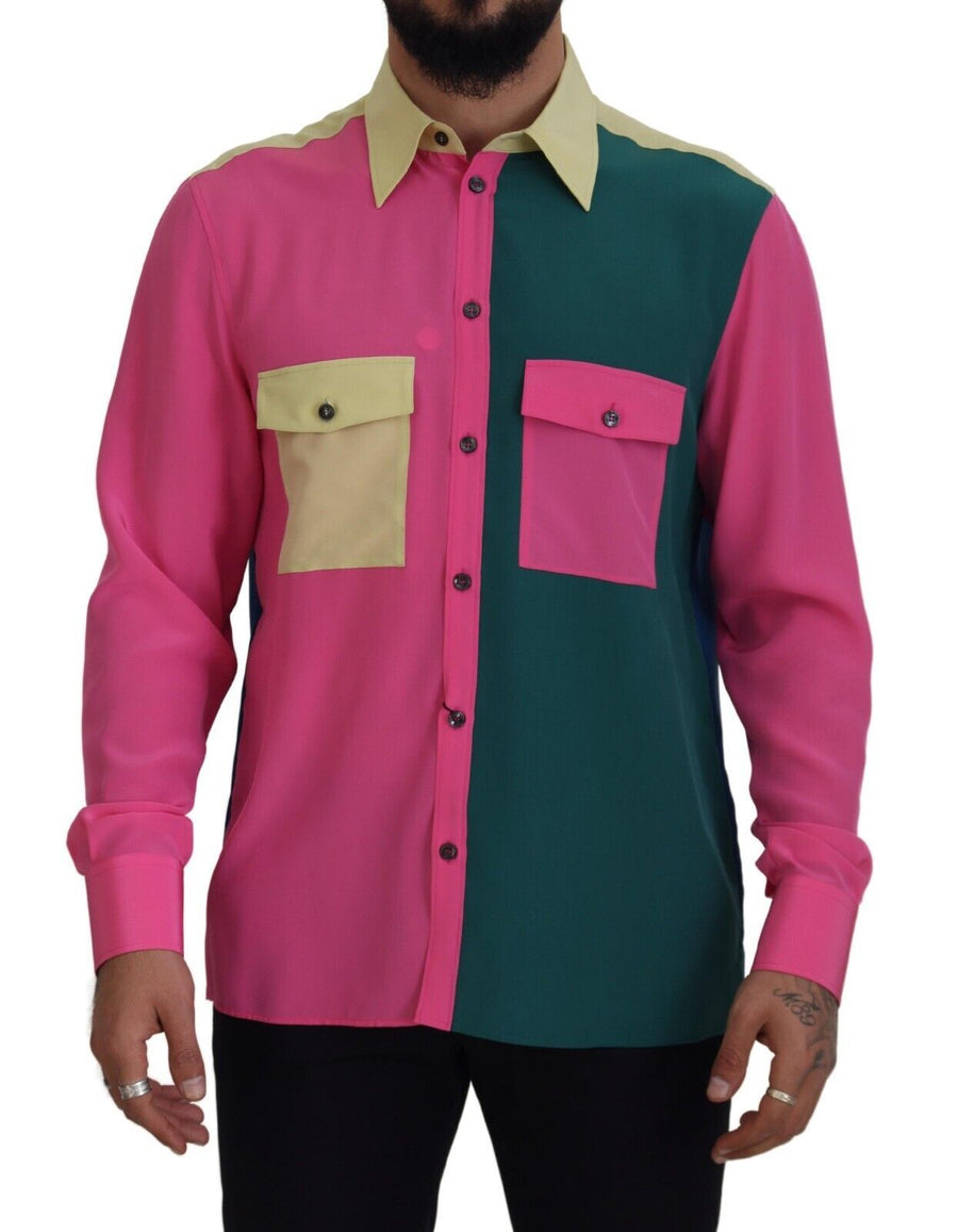 Dolce & Gabbana 100% Silk shirt in pink