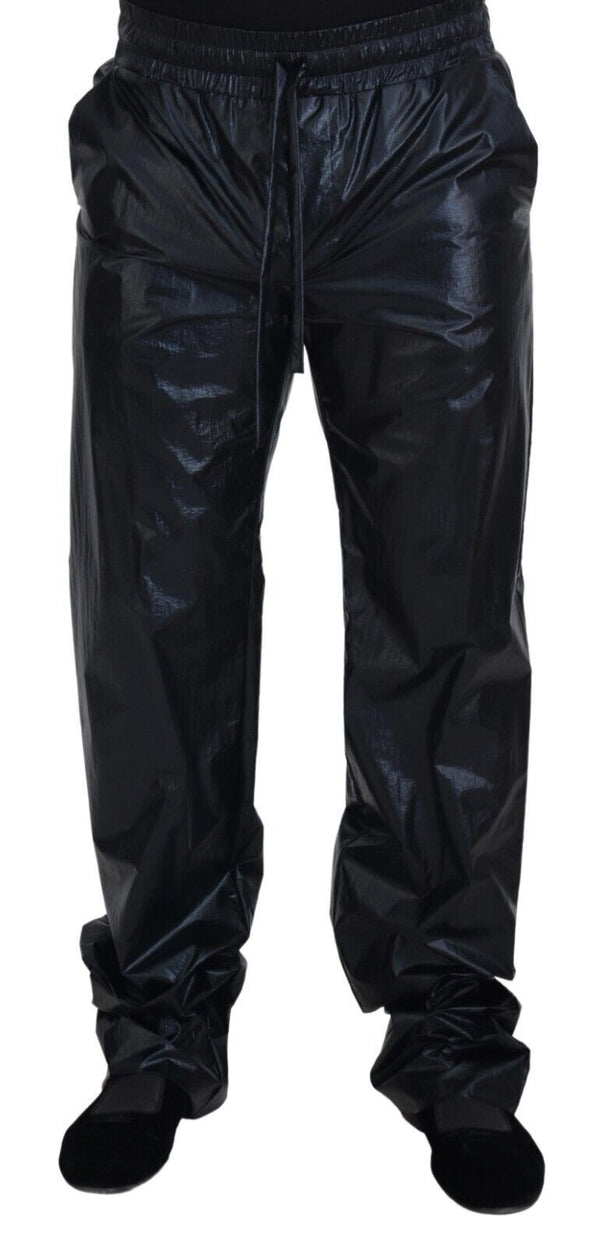 Dolce & Gabbana 100% Nylon trousers in black