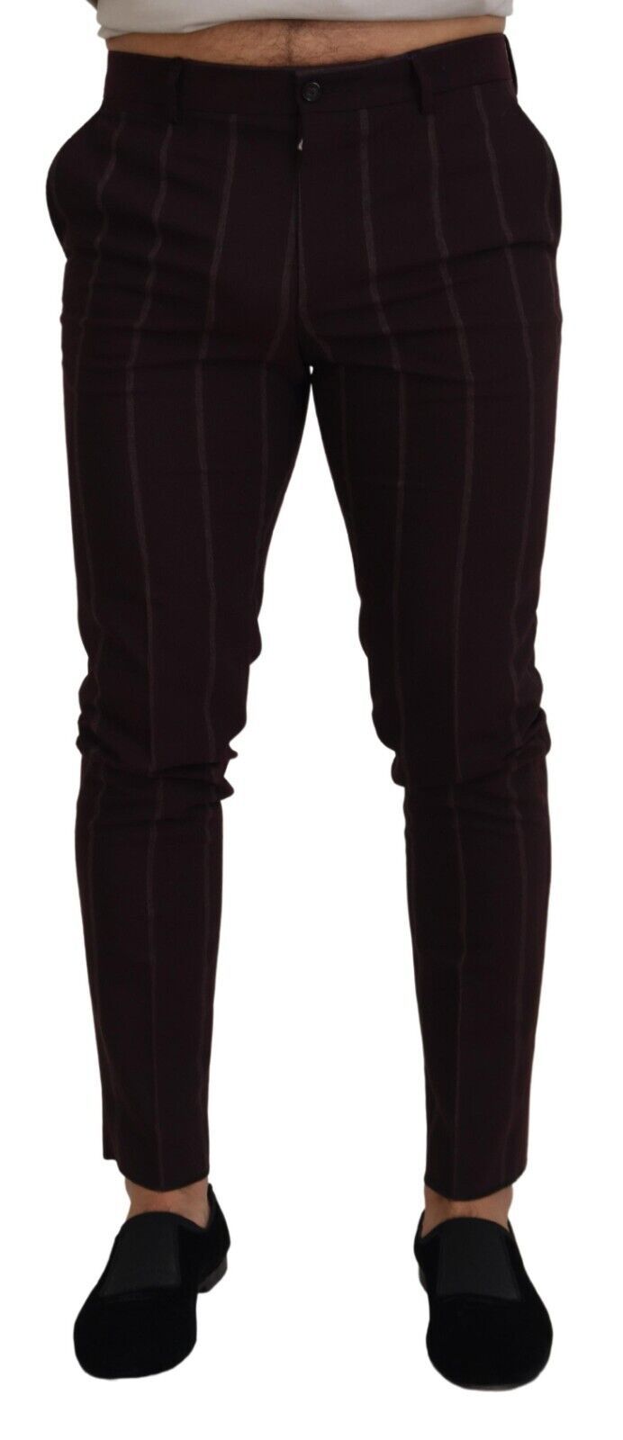 Dolce & Gabbana 87% Wool trousers in brown