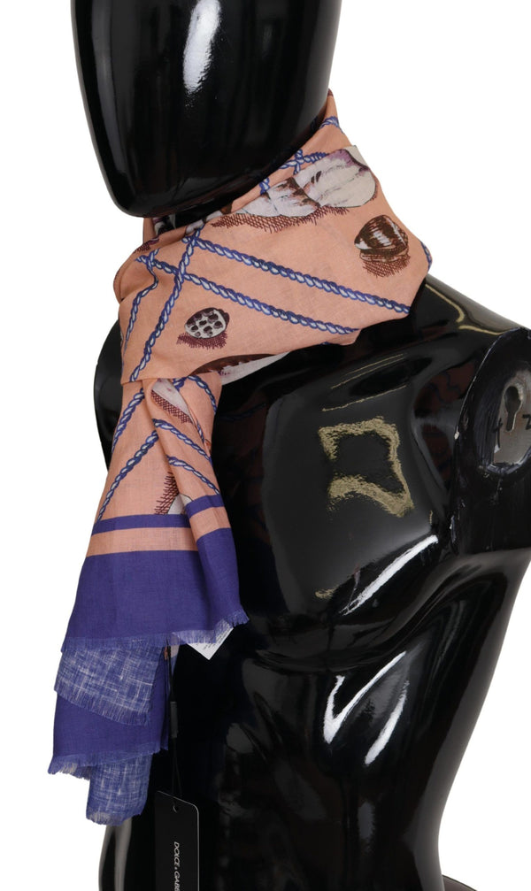 Dolce & Gabbana 100% Linen scarf in multicolor