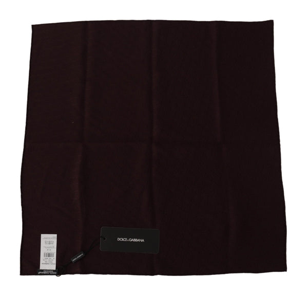 Dolce & Gabbana 100% Silk scarf in brown