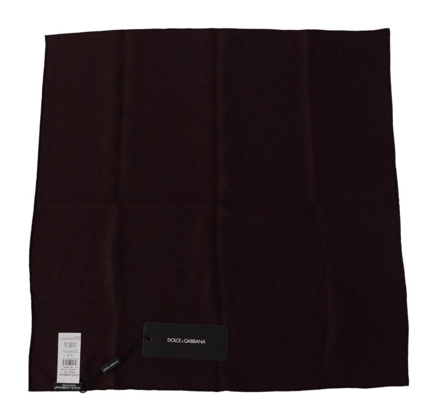 Dolce & Gabbana 100% Silk scarf in brown