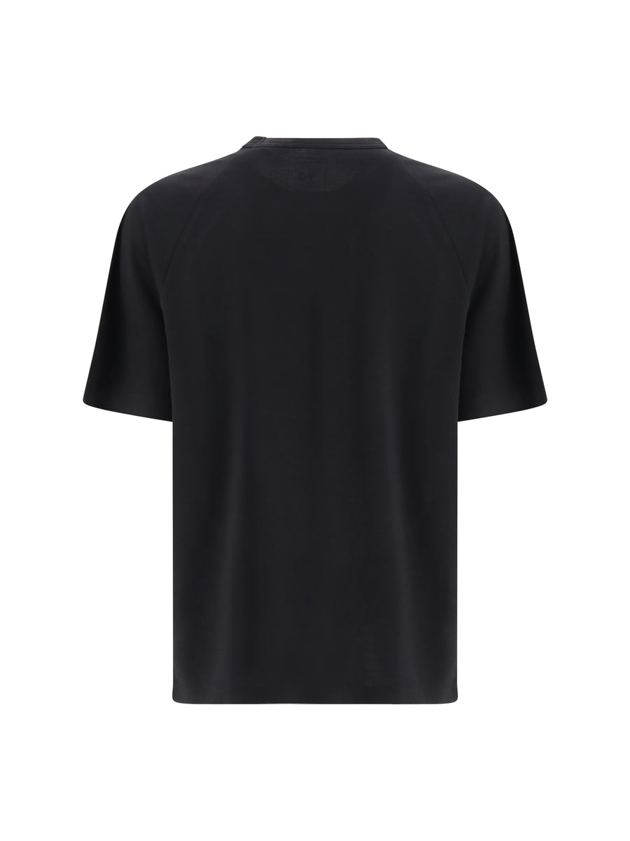Short-Sleeve T-Shirt 3 Stripes Black Lyocell T-shirts