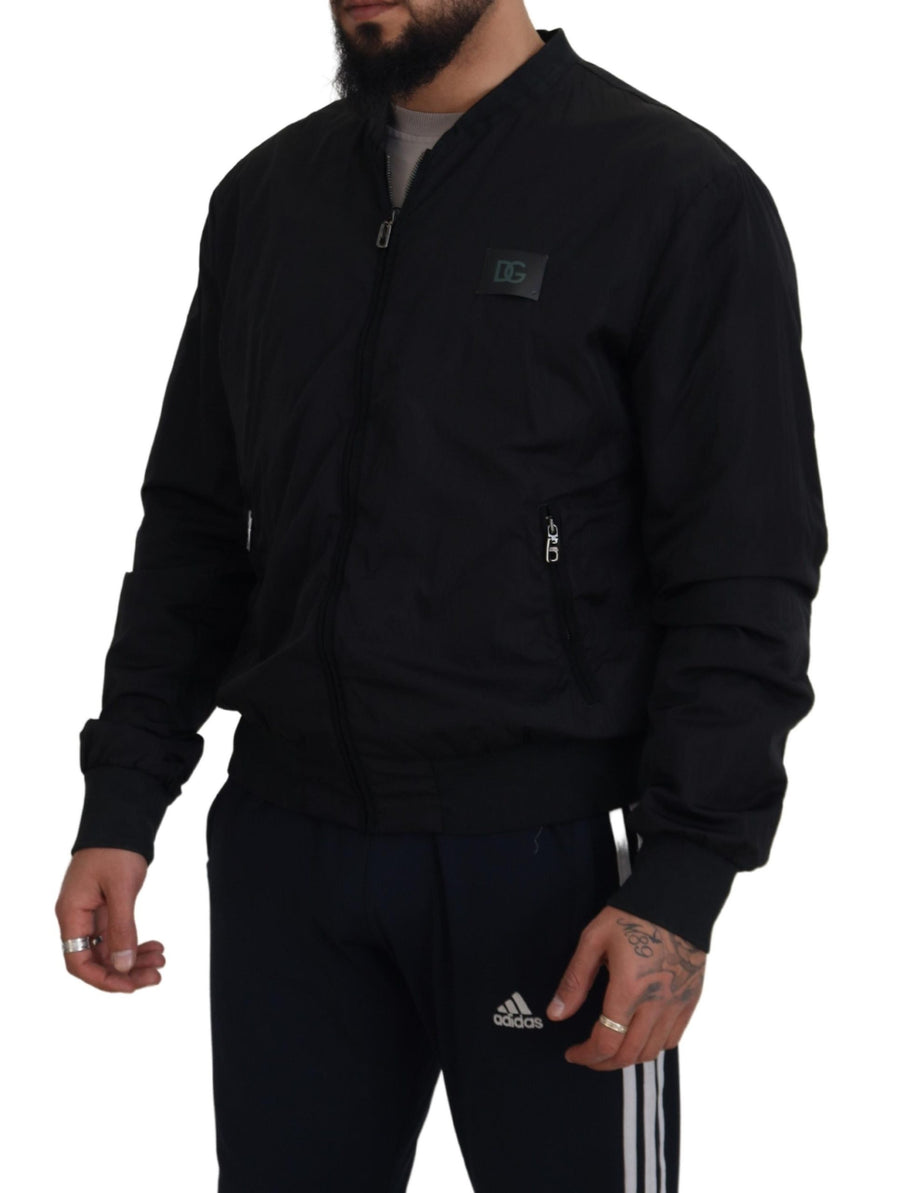 Dolce & Gabbana 100% Nylon jacket in black