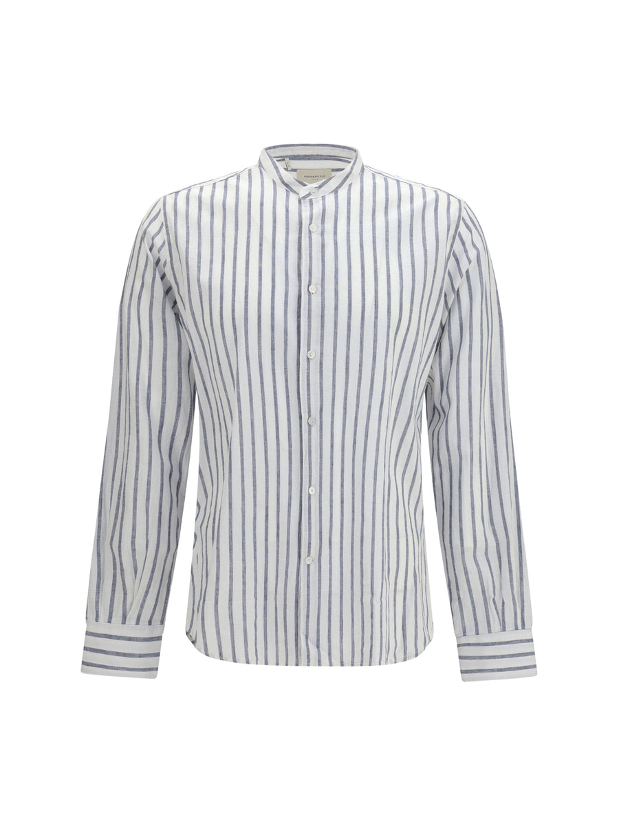 Brooksfield 70% Cotton shirt in blue