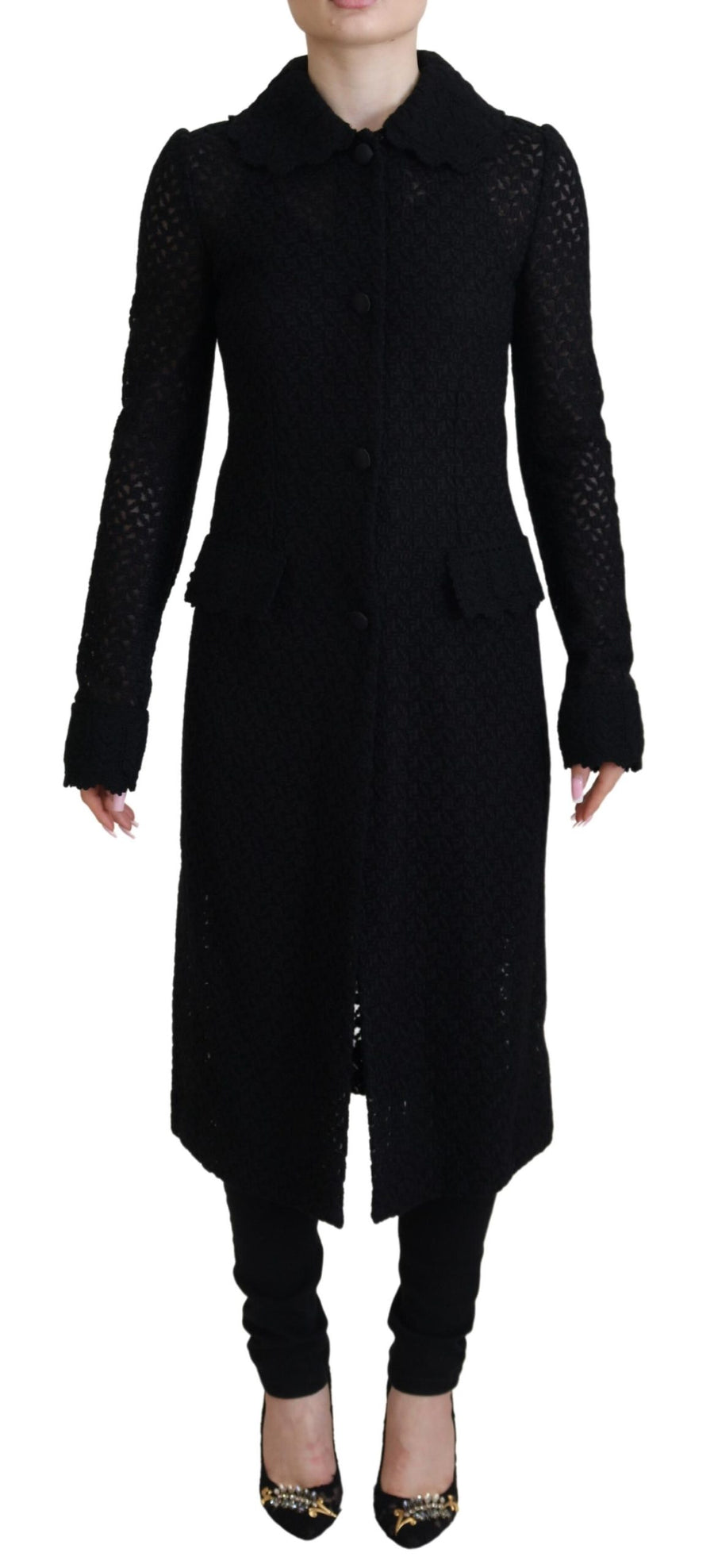 Dolce & Gabbana 32% Cotton blazer in black