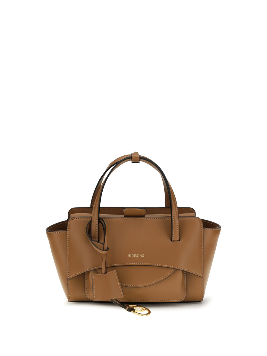 Handbag Flap Caramel Calfskin Calf Leather Shoulder Bags