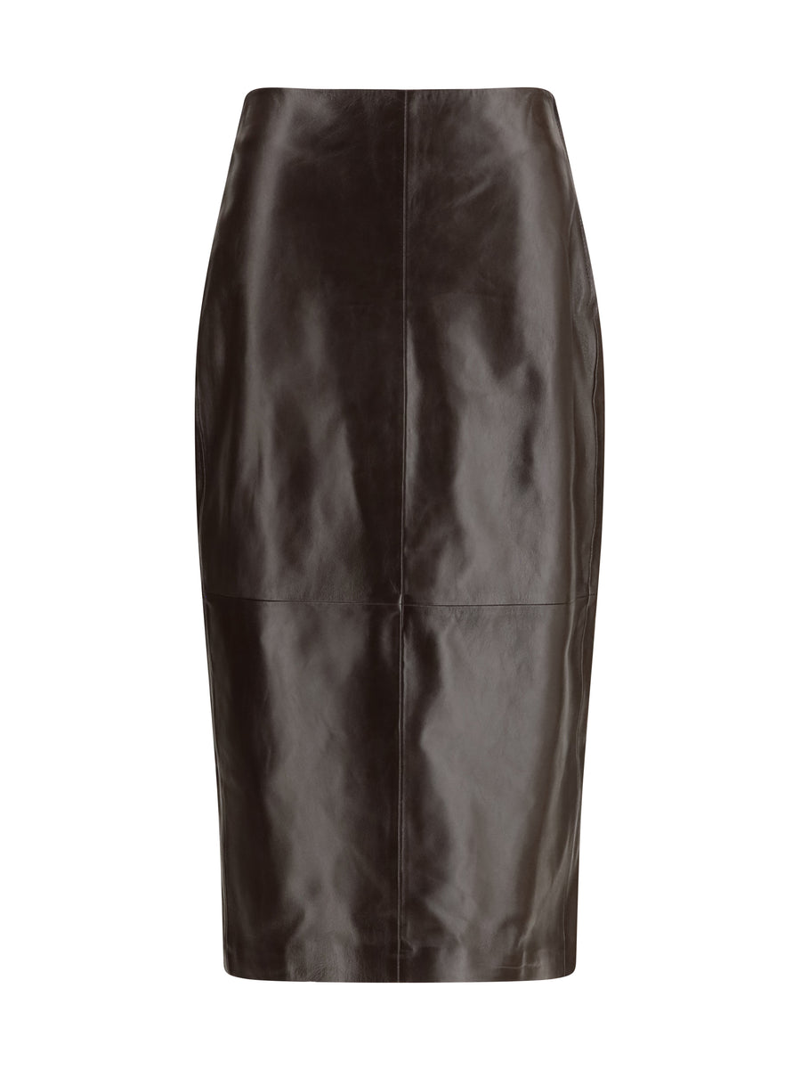 Skirt Meeka Palermo Coffee Bean Leather