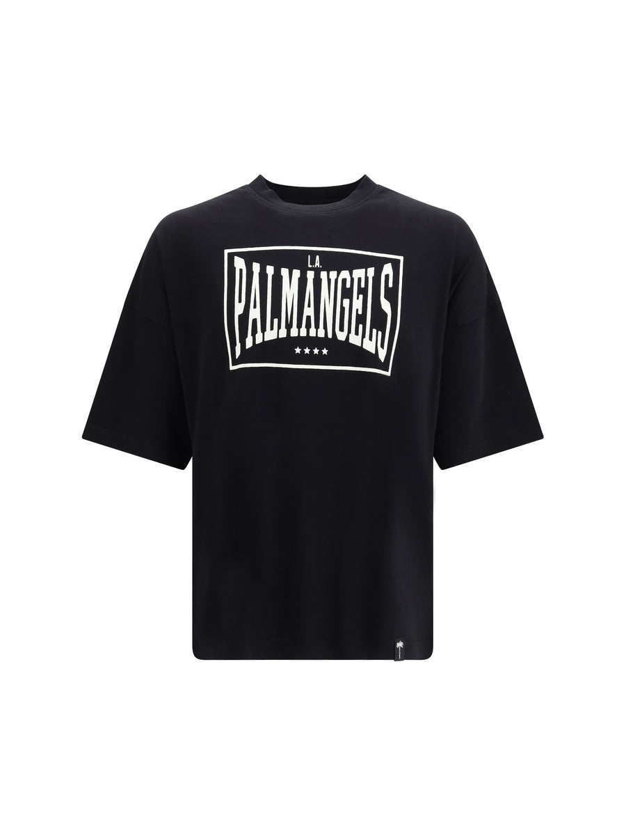 T-Shirt Vintage Box Logo Black-Off White Black/off Cotton T-shirts