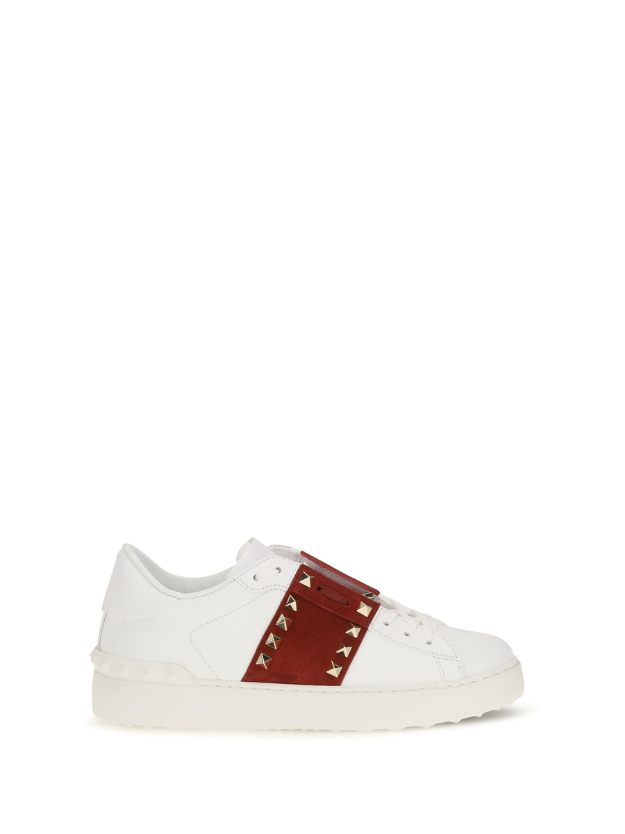 Valentino Garavani Upper: 100% calf leather; Sole: 100% rubber sneaker in white