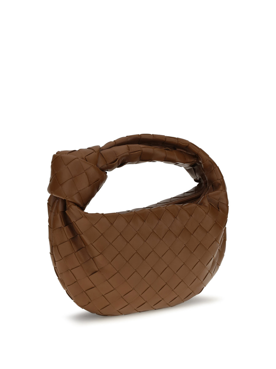 Mini Jodie Lambskin Handbag Tannin-Gold Tannin/gold Lamb Shoulder Bags