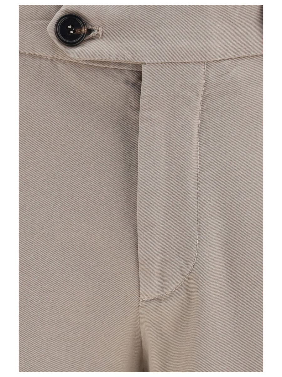 Pants Dyed Cotton Grey Trousers