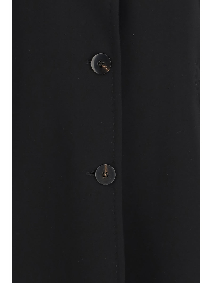 Overcoat Racconto Black Triacetate Jacket