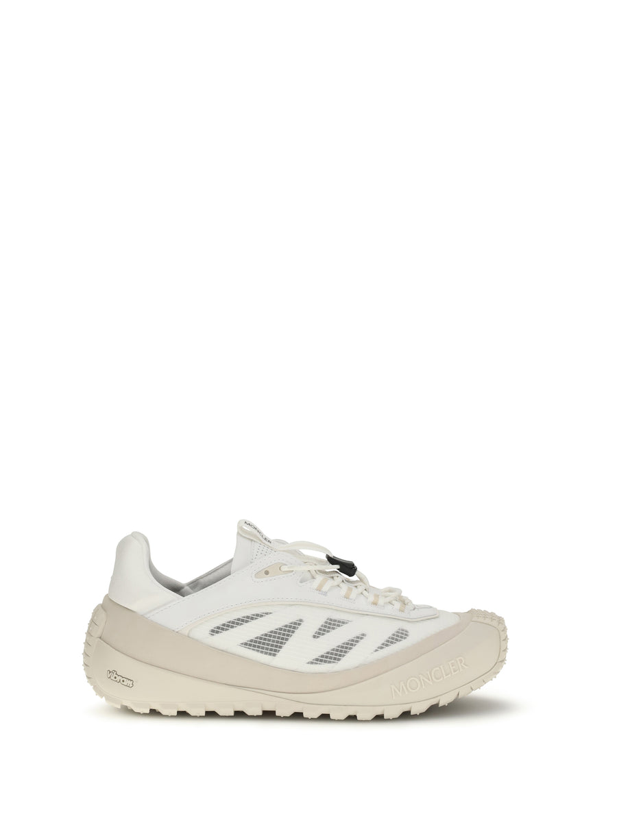 Moncler Upper: 100% Polyester; Sole: 100% Rubber sneaker in white