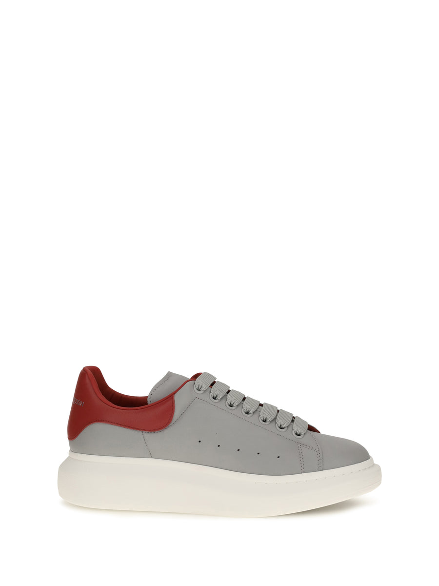Leather Sneakers Grey-Flame Grey/flame Trainers