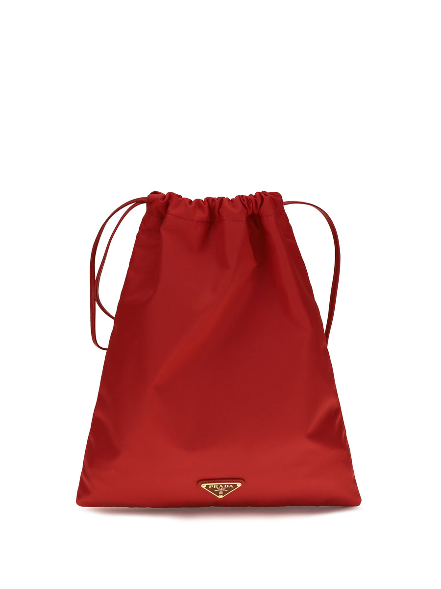 Wish Re-Nylon Clutch Rosso Polyamide Clutches