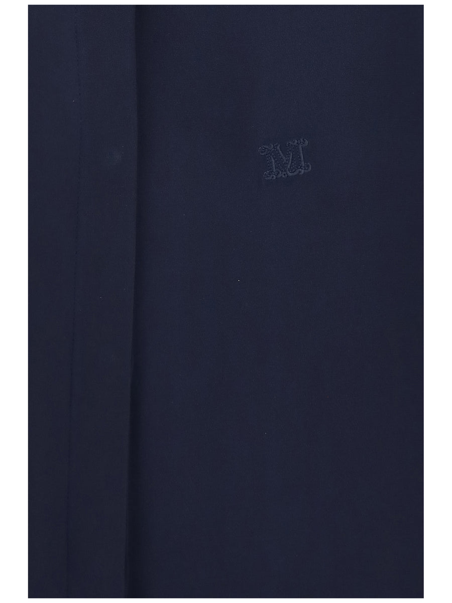 Shirt Geranio Silk Navy Blue