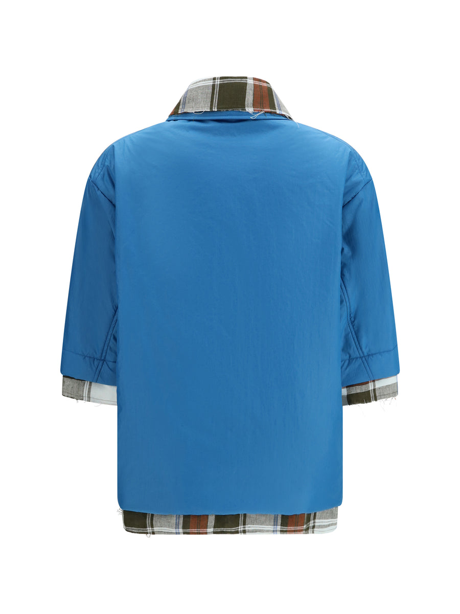 Bowling Shirt Peggy Ocean Blue Outer: Polyamide