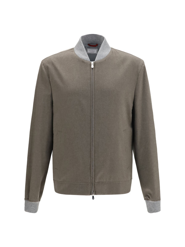 Brunello Cucinelli 100% Kashmir/Capra Hircus jacket in green