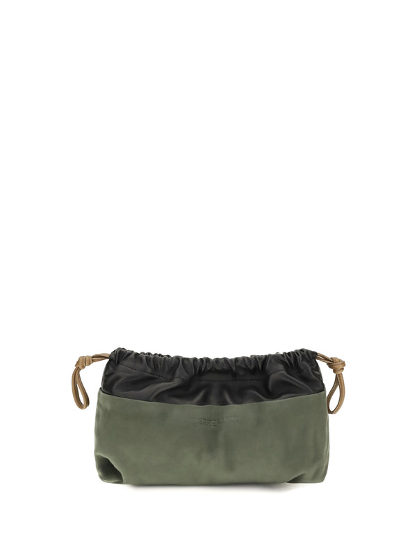 Pierre Hardy 50% calf leather clutch in green