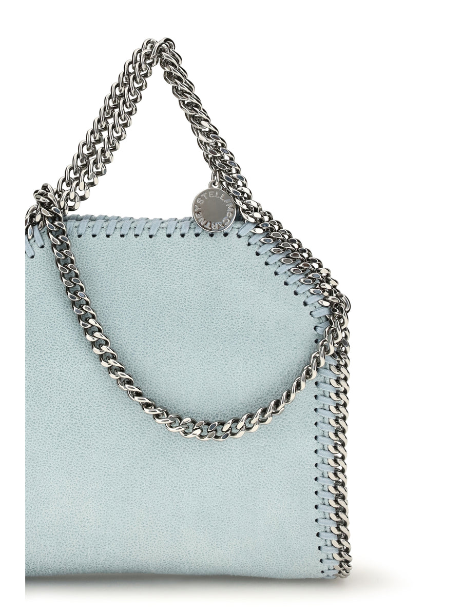 Handbag Tiny Shaggy Ice Blue Polyester Handbags