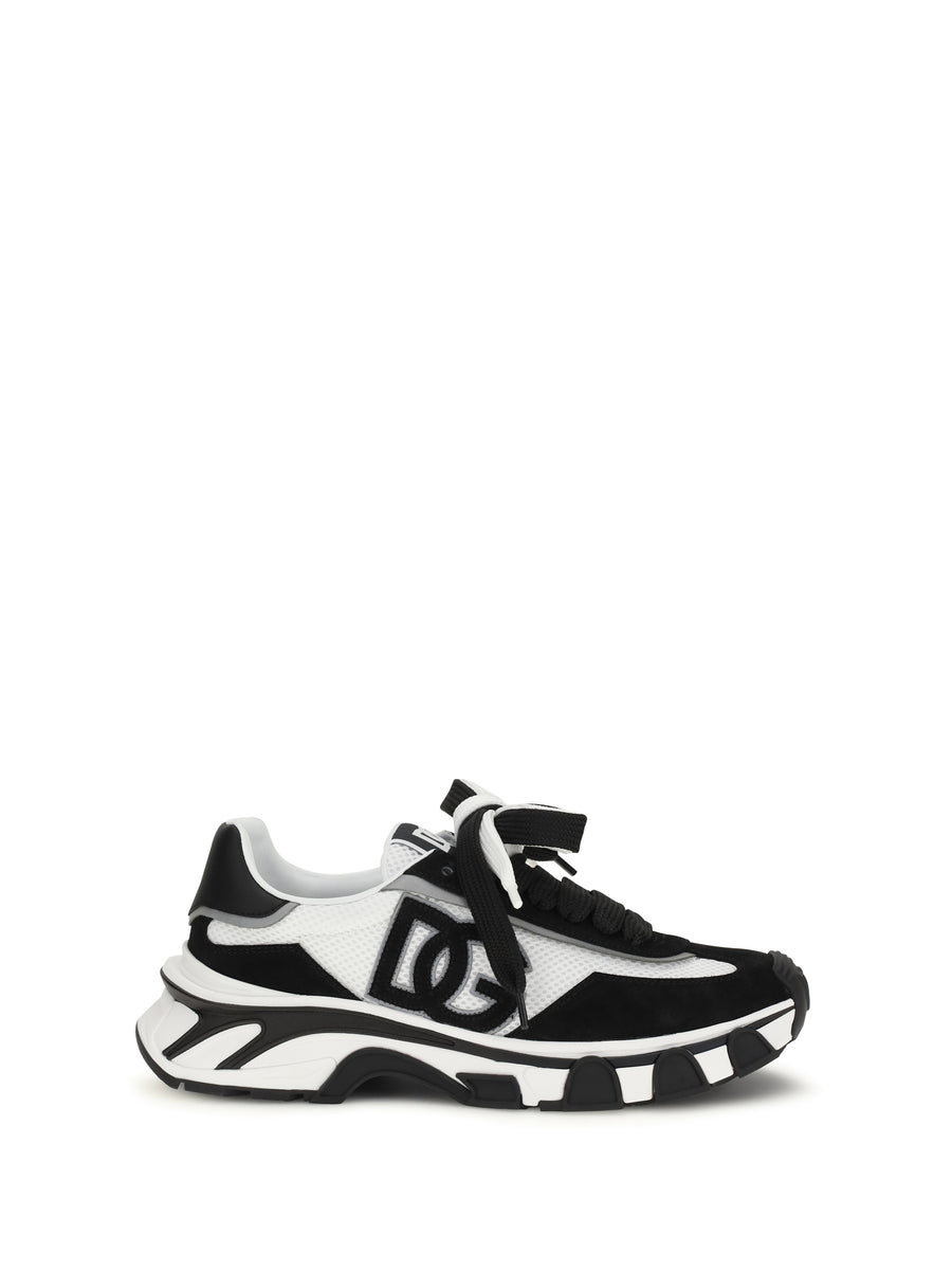 Dolce & Gabbana 57% Calf Leather; 35% Polyester; 7% Polyamide; 1% Elastane sneaker in multicolor