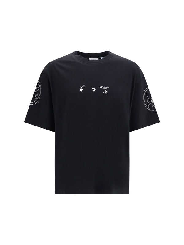 Off-White 100% Cotton t-shirt in black