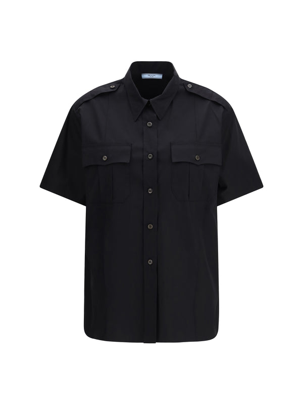 Prada 100% Cotton shirt in black