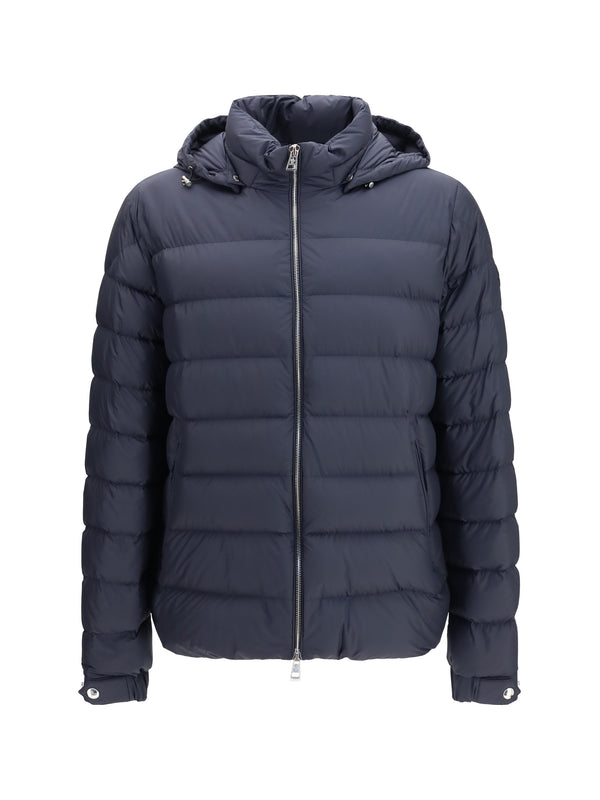 Arneb Short Hooded Puffer Jacket Blue